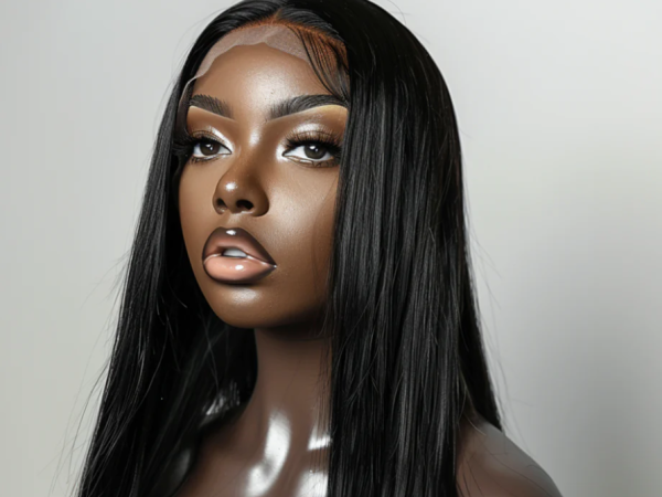 Brown Silk Hair Luxury Straight Pre-Made HD 6x6 Closure Wig